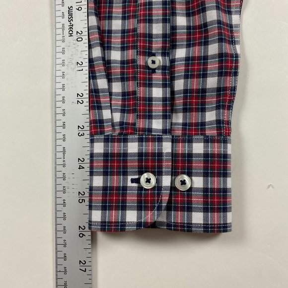 NWOT UNTUCKit Slim Fit Wrinkle Button Down Shirt Mens Medium Plaid Twill Check - Picture 10 of 10